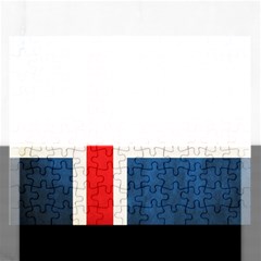 Iceland Flag Rectangular Jigsaw Puzzl by Valentinaart