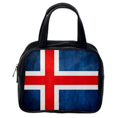 Iceland Flag Classic Handbags (one Side) by Valentinaart