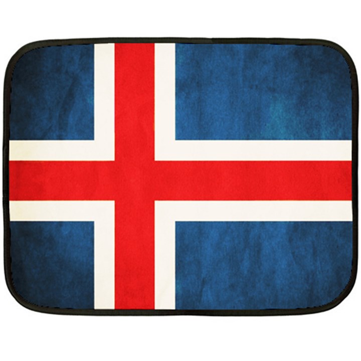 Iceland flag Fleece Blanket (Mini)