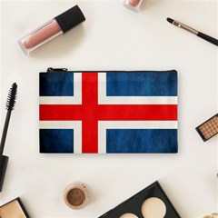 Iceland Flag Cosmetic Bag (small)  by Valentinaart