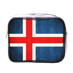 Iceland Flag Mini Toiletries Bags by Valentinaart