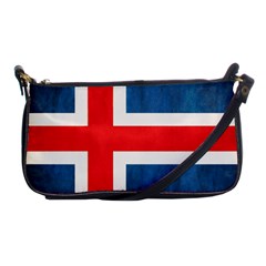 Iceland Flag Shoulder Clutch Bags by Valentinaart