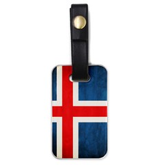 Iceland Flag Luggage Tags (one Side)  by Valentinaart