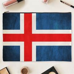 Iceland Flag Cosmetic Bag (xxxl)  by Valentinaart