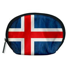 Iceland Flag Accessory Pouches (medium)  by Valentinaart