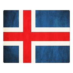 Iceland Flag Double Sided Flano Blanket (large)  by Valentinaart