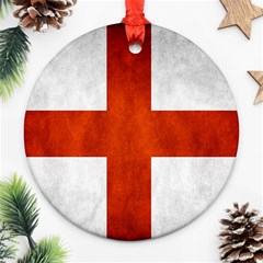 England Flag Ornament (round) by Valentinaart