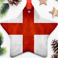 England Flag Ornament (star) by Valentinaart