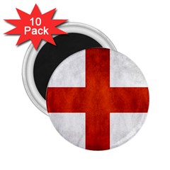 England Flag 2 25  Magnets (10 Pack)  by Valentinaart