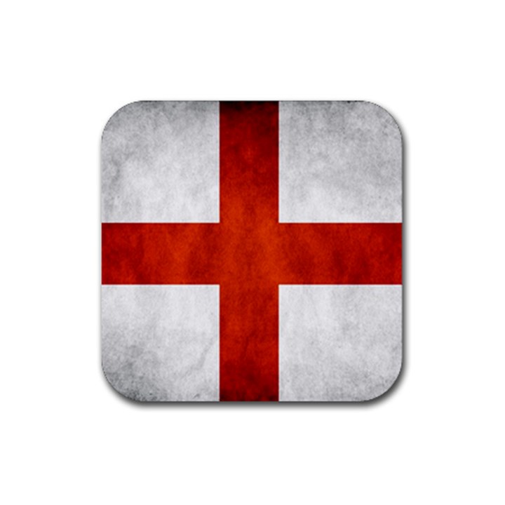 England flag Rubber Coaster (Square) 