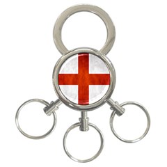 England Flag 3-ring Key Chains by Valentinaart