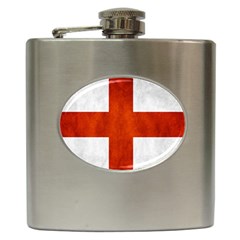 England Flag Hip Flask (6 Oz) by Valentinaart