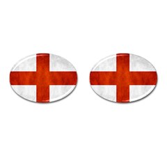 England Flag Cufflinks (oval) by Valentinaart