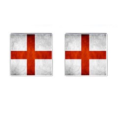 England Flag Cufflinks (square) by Valentinaart