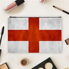 England Flag Cosmetic Bag (large)  by Valentinaart