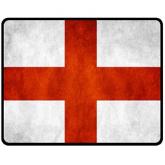 England Flag Fleece Blanket (medium)  by Valentinaart