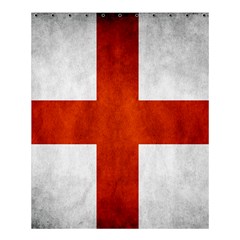 England Flag Shower Curtain 60  X 72  (medium)  by Valentinaart