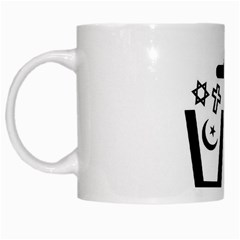 Save The Planet - Religions  White Mugs by Valentinaart