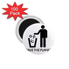 Save The Planet - Religions  1 75  Magnets (100 Pack)  by Valentinaart