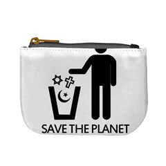 Save The Planet - Religions  Mini Coin Purses by Valentinaart