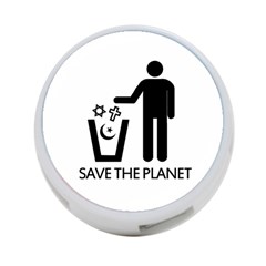 Save The Planet - Religions  4-port Usb Hub (two Sides)  by Valentinaart