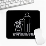 Save The Planet - Religions  Large Mousepads Front