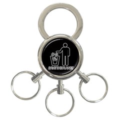 Save The Planet - Religions  3-Ring Key Chains