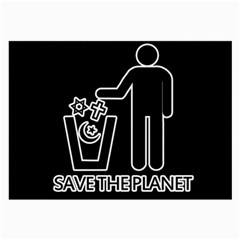 Save The Planet - Religions  Large Glasses Cloth