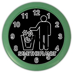 Save The Planet - Religions  Color Wall Clocks