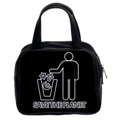 Save The Planet - Religions  Classic Handbags (2 Sides)