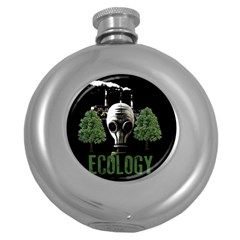 Ecology Round Hip Flask (5 Oz) by Valentinaart