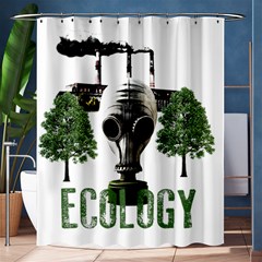 Ecology Shower Curtain 60  X 72  (medium)  by Valentinaart