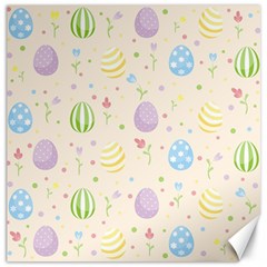 Easter Pattern Canvas 16  X 16   by Valentinaart