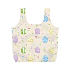 Easter Pattern Full Print Recycle Bags (m)  by Valentinaart