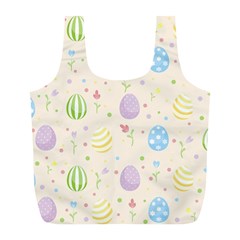 Easter Pattern Full Print Recycle Bags (l)  by Valentinaart