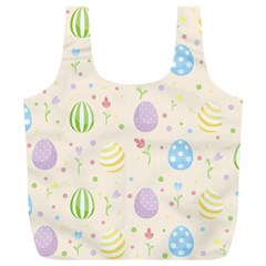 Easter Pattern Full Print Recycle Bags (l)  by Valentinaart