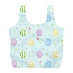 Easter Pattern Full Print Recycle Bags (l)  by Valentinaart