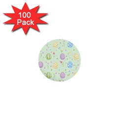 Easter Pattern 1  Mini Buttons (100 Pack)  by Valentinaart