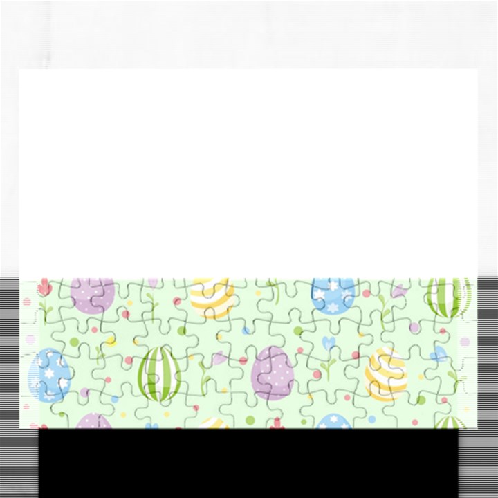 Easter Pattern Rectangular Jigsaw Puzzl