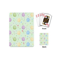 Easter Pattern Playing Cards (mini)  by Valentinaart