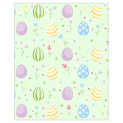 Easter Pattern Drawstring Bag (small) by Valentinaart