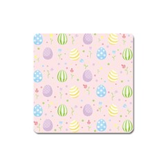 Easter Pattern Square Magnet by Valentinaart