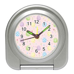 Easter Pattern Travel Alarm Clocks by Valentinaart