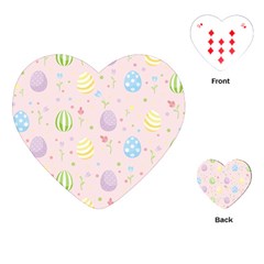 Easter Pattern Playing Cards (heart) 