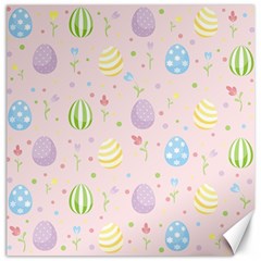 Easter Pattern Canvas 12  X 12   by Valentinaart