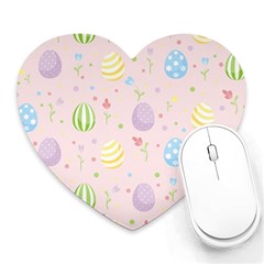 Easter Pattern Heart Mousepads by Valentinaart