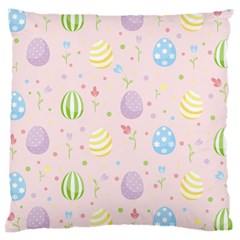 Easter Pattern Large Cushion Case (one Side) by Valentinaart