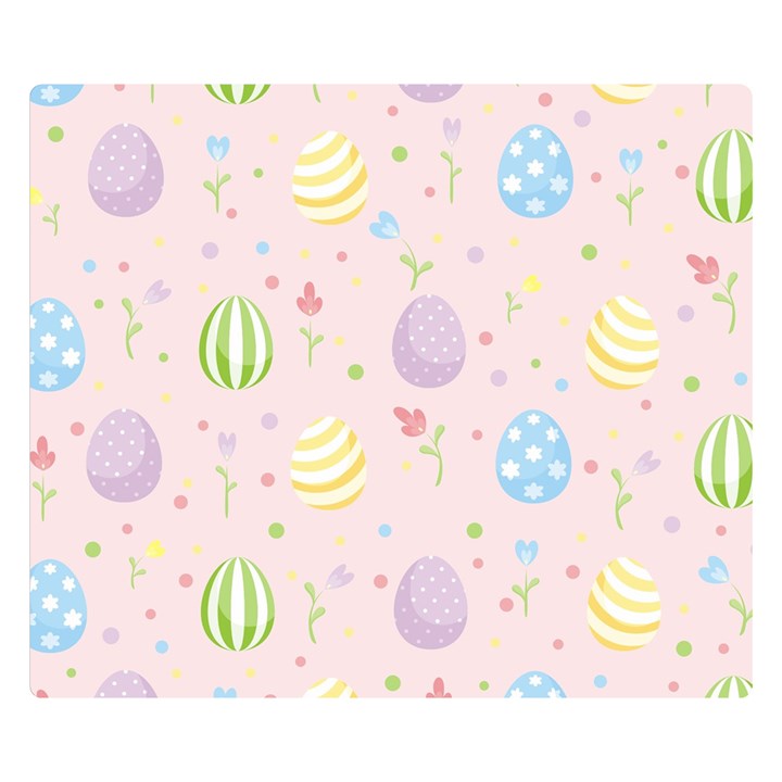 Easter Pattern Double Sided Flano Blanket (Small) 