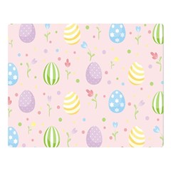 Easter Pattern Double Sided Flano Blanket (large)  by Valentinaart