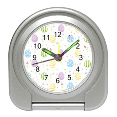 Easter Pattern Travel Alarm Clocks by Valentinaart